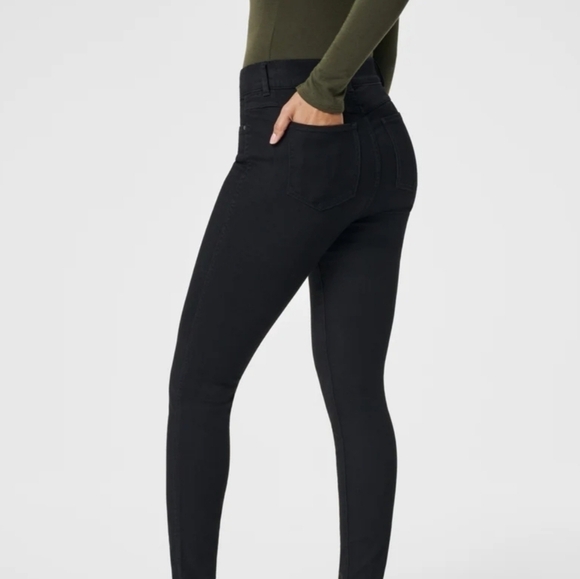 Spanx Black Jeggings Size Medium - Picture 9 of 9